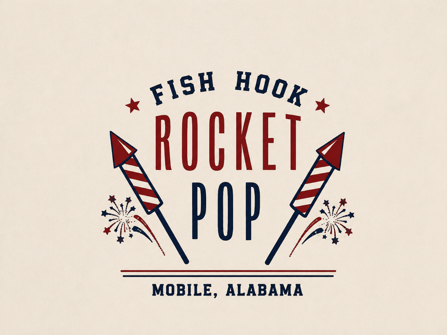 Fish Hook Rocket Pop Tee – American Summer
